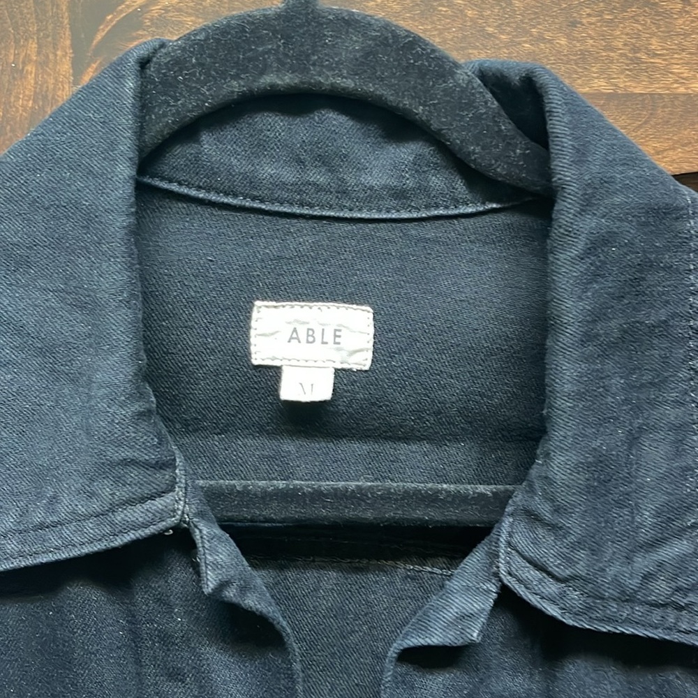 Able Black Jean Jacket - image 2